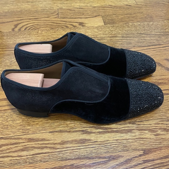 Christian Louboutin Shoes | Christian Louboutin Mens Dress Black Casual Shoe | Color: Black | Size: 12 | Momcouture's Closet